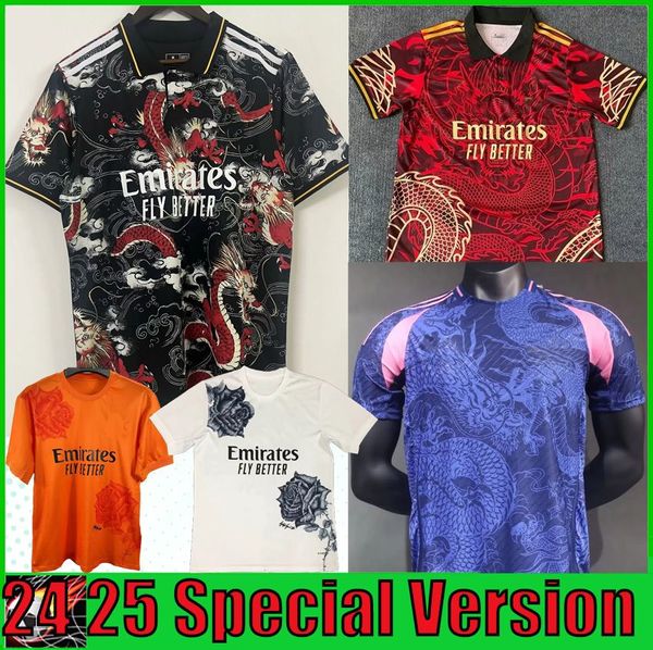 24 25 Bellingham Vini Jr Y-3 Soccer Jerseys 2024 Real Madrids Special Edition Dragon Football Shirt Camavinga Alaba Rodrygo Men Top and Kids Kit Uniforme
