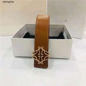 2023 Ceinture Designer Hommes Ceintures Creux Classique Lumière Luxe Double Face En Relief Or Argent Boucle Lisse Hommes Marron Ceinture Largeur 4cm Ceintures