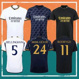 BELLINGHAM Voetbalshirts 22 23 24 Voetbalshirt VINI JR CAMAVINGA ALABA Tchouameni MODRIC MARCELO Finale Voetbalshirts Camiseta Heren Kinderkit