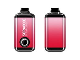 2023 Bestseller wegwerp vape pod Sora bladerdeeg 8000 trekjes 8k vaporizer pod pen vapelife langdurige goede smaak 2% 5% groothandelsprijs originele vape fabriek vaper