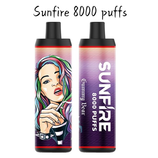 2023 Vape Disposable à succès 8000 Puffes Rechargeable Vape E Cigarette Huile séparée 10 saveurs en gros cigarette électronique jetable de 600 mAh