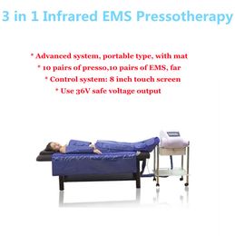 2023 Best verkopende ver-infrarood 3-in-1 pressotherapie-machine met EMS-spierstimulator