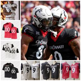 2023 BIG-12 Jason Kelce Jersey Aangepaste Cincinnati voetbalshirt Ahmad Gardner Darrian Beavers Myjai Sanders James Hudson Trent Cole Cincinnati Bearcats Jerseys