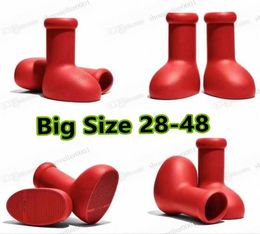 2023 Big Boot Red Men Femmes enfants Girl Girl Rain Boots Baby Designers épais Bottands de bas de galise