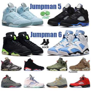 2023 Tamaño grande EE. UU. 13 Jumpman 5 6 UNC Mujeres Hombres Entrenadores Zapatos de baloncesto Bordeaux 6s British Khaki Jade Horizon Zapatillas deportivas Easter Camo RacerJORDON JORDAB