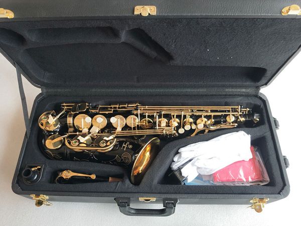 2023 saxofón alto negro YAS-82Z marca japonesa saxofón alto e-flat instrumento de música con estuche
