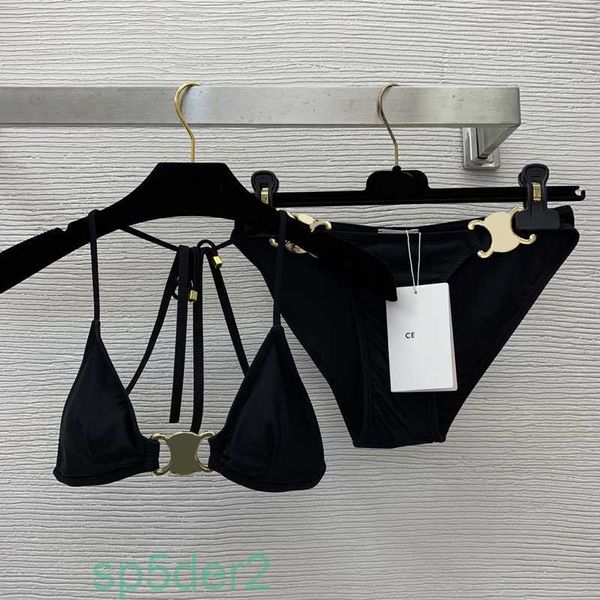 2023 Negro Cel Diseñador Bikinis Traje de baño de lujo Mujeres Trajes de baño Tanque Traje de baño Tanga Cubrir Dos piezas Diseñadores Bikini Mujer Trajes de baño 33DZ