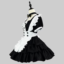 2023 Negro Blanco Sexy Identidad V Lady Cosplay Lolita Maid Clothes