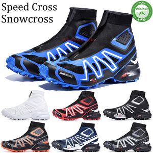 2023 Boot Triple Black Speed Cross Boots CS Outdoor Mens Running Shoes SpeedCross Runner IV Entrenadores Hombres Deportes Zapatillas Snowcross Chaussures Zapatos Jogging