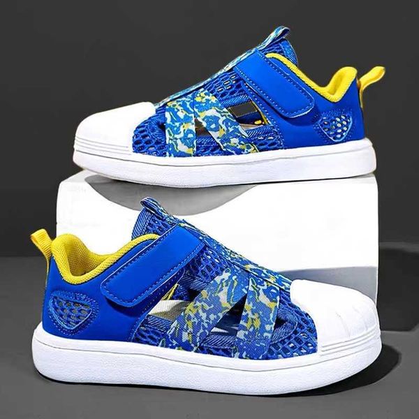 2023 garçons filles semelle souple décontracté conseil formateurs enfants mode baskets chaussures de plage pour enfants taille 26-37 bleu noir rose