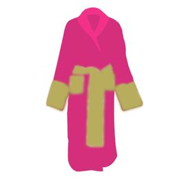 2023 Merk Designer Herenpyjama's Lange mouw Effen Kleur Badjas Gewaad Katoenen pyjama Damespyjama Informeel Homewear Zwart Geel Rood Roze Wit Blauw Strand