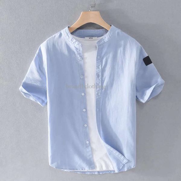 2023 Brand Fashion Sunshade Summer Men's Ultra-Thin Thin Breathable Loisir T-shirt Sports extérieurs Pêche à la pêche à la manche courte à manches