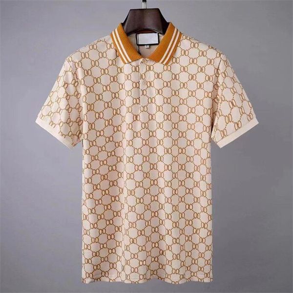 2023 Marque Polos pour hommes Designer Hommes Loisirs Polos Hommes Commerce Produits de luxe Shir Mode avancée Leer Italie Été Confortable Polos à manches courtes