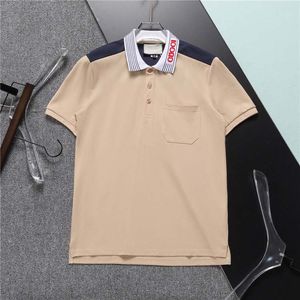 2023 Merk Heren Polo Shirt Designer Man Mode T-shirts Casual Mannen Zomer Polo Shirt Borduren High Street Trend Top Tee Aziatische maat 3XL