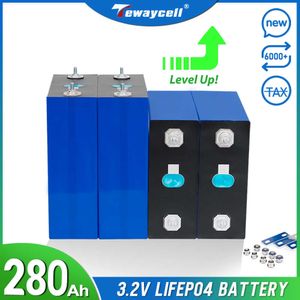 2023 Gloednieuwe 280Ah 3.2V Lifepo4 Cell 6000 Cycli Grade A 12V 24V 48V Oplaadbare batterij DIY Zonnestelsel EU US Belastingvrij