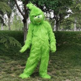 2023 Brande nieuwe mascotte groene duivel genius monster mascotte kostuum Halloween cartoon fancy jurk kerstkarakteristi