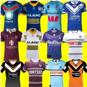 2023 Bulldogss Rugby Jerseys 23 24 Cronulla Sutherland Sharks Eels Wests Tigers Sea Eagles NSW Blues Qld Marrons Melbourne Storm Home