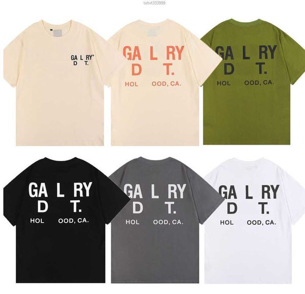 2023 Acheter Hommes T-Shirts Galleryse Depts À Vendre Designer Hommes Motif Galleryes Coton Casual T-shirts Manches Courtes Tops Tees Sie EU S-XL GD ZQR6