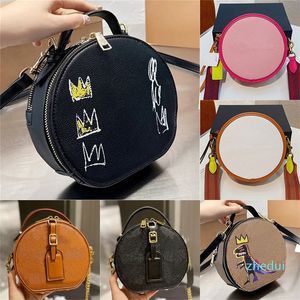 2023-Canteen Crossbody Tassen in Geblokt Handtekening Canvas Ontwerper Glad Leren Handtas Stoffen Tote Vrouwen Dubbele Rits Sluiting Schoudertas Portemonnees