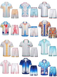2023 Casablanca Mens Shirt Top overhemd Slim Fit Casablanc Shirts Men Designer Casual kleding Topquality Us Size Designer Shirt EUR-maat M-3XL