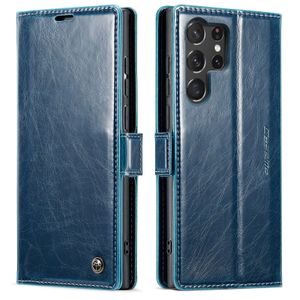 Caseme – coque portefeuille en cuir PU à Grain plissé, étui portefeuille pour Samsung S23 ultra Note 20 Ultra, accessoires de téléphone, 2023