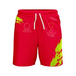 Pantalon de plage sec et respirant pour hommes, décontracté, 16e No.55th driver, nouvel été, pantalon de course F1 de Formule 1, short créatif pour hommes, 2023 peut fonctionner correctement et savoir que les gens en ont besoin.