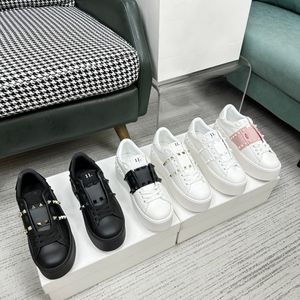 2023 Casual DESIGNERS Schoen Beroemd Italië Merk AMORE ONE STUD Lage Sneakers Open Skate Casual Schoen Mannen Vrouwen low-top kalfsleer dhgate sportschoenen