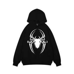 2023 Casual Hoodie Streetwear Sweatshirt Spider Grafische Harajuku Hoodie Herfst Mannen Hooded Trui Zwart Wit Unisex