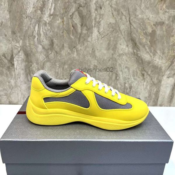 2023 Zapatos casuales Zapatos de colores para hombres con cordones Azul Cuero de vaca verdadero Suela gruesa Zapatos casuales para papá