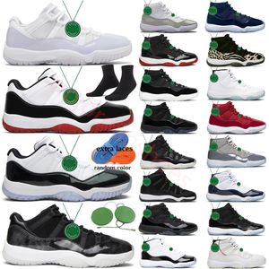 2023 Casual schoenen voor mannen vrouwen cherry cool grijze lucht jumpman 11s jordens 11 legende blauw koninklijk dieren instinct jubileum 25e verjaardag ruimte