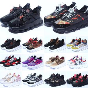 2023 Chaussures décontractées Italie Top 1 Qualité Chain Reaction Wild Jewels Chain Link Trainer Sneakers taille EUR 36-46