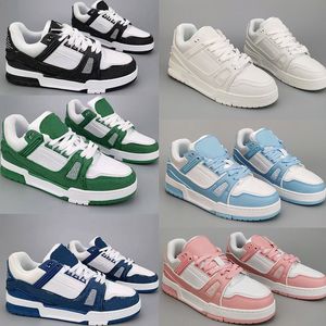 2023 Chaussures décontractées Hommes et femmes Amoureux Sneaker Top Pur Yuan Cuir Top Designer Design Orange Rose Tout Blanc Vert Autre Antidérapant Chaud Divers styles 36-47