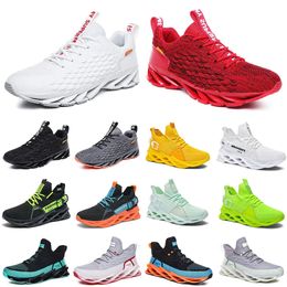 2023 chaussures décontractées hommes noir blanc vert rouge jaune gris vert sarcelle hommes chaussures de course formateurs baskets de sport