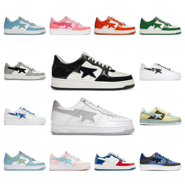 2023 Chaussures de sport chaussures de designer pour hommes baskets basses pour femmes noir bébé bleu rose orange vert gris triple blanc marron beige marine combinaison de couleurs baskets pour hommes