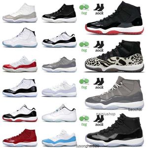 2023 Casual Wholesale 11 11s XI Hommes Basketball Jumpman Chaussures High Bred Animal Instinct Gamma Blue Cool Grey Win Like Metallic Silver Space Jam Trainers