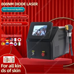 2023 CE Hot 808nm Diodo Laser Capelli Rimuovere Ghiaccio Platino Macchina indolore per la depilazione per il salone Nuovo