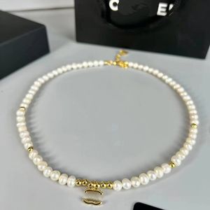 2023 Charm Gift Gold Pearl Designer Hoogwaardige sieraden Betrokkenheid Love Summer Angel ketting waterdicht