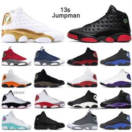 2023 Goedkopere mannen vrouwen 13s basketbalschoenen jumpman 13 Red Flint Hyper Blue Court Purple Chicago Lakers Rivals Mens Trainers Sport Sneakers Jordon Jordab