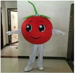 2023 Cherry mascotte kostuum topkwaliteit aanpassen cartoon fruit anime thema karakter volwassen maat kerst carnaval fancy jurk