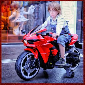 2023 Coche eléctrico para niños Motocicleta para niños y niñas Motocicleta recargable de dos ruedas 3-6-8 años Coche de juguete Puede sentarse Personas con música ligera Scooter Regalos de cumpleaños