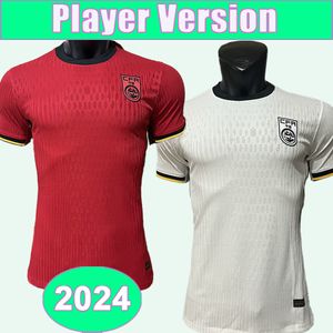 2024 China PR Mens Player Versie Voetbalkersnationaal team Zhang Wu Lei Zhang LP Xie PF Home Away Football Shirts korte mouw uniformen