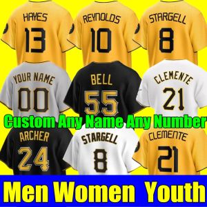 2023 CITY CONNECT 21 JERGEY ROBERTO CLENTE 32 Henry Davis Starling Marte 30 Paul Skenes Kent Tekulve Josh Bell Chris Pirates Archer Gregory Polanco Béisbol