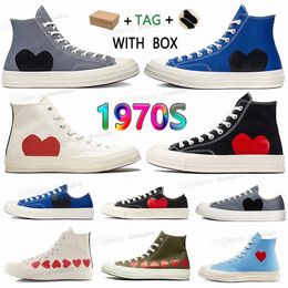 2023 Classique des années 1970 Play chaussures décontractées star plate-forme Big Eyes Hi Reconstruit Slam Jam mandrin Triple Noir Blanc Haut Bas Hommes Toile Femmes