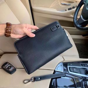 2023 Pochette classique 1: 1 personnalisation avancée célèbre designer portefeuille original fabricant de qualité Halloween gentleman noir doit avoir le mot de passe H 28CM