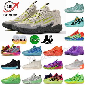 2023 Classic MB.03 chaussures de balle lamelo mb.01 chaussures de basket-ball pour hommes femmes Chino Hills FOREVER RARE GutterMelo Toxic Nickelodeon Slime melo ball mb 02 03 Dhgate eur 36-46