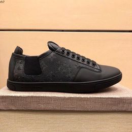 2023 Classic Men Designer Shoes Lace Up Black Brown Fashion Luxury Gedrukte heren Sneakers Trainers Shoe KMKJ RH7000004