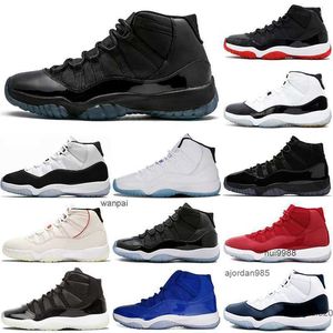 2023 Classic Original 11s basketbalschoenen mannen 11 25 -jarig jubileum Gamma Blue gefokt High Concord 23 45 Prom Night Platinum Tint Space Jordon Jordam Jordab