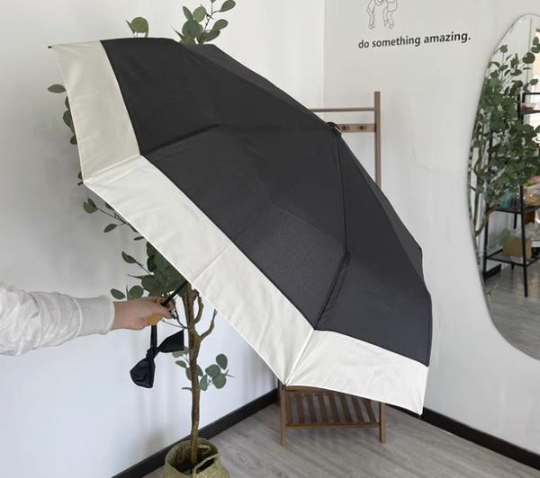 2024 Classics Luxury C Umbrelas Luxury Automatic Sun Rain Rainas Polding Designer Rain Umbrella Sunny and Rainy Umbrella