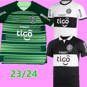 2023 Club Olimpia troisième maillots de football 120e 23 24 Asuncion Paraguay ligue Diego Duarte PERALTA Benitez classique vintage à domicile hommes enfants maillot de football jeunesse 9989