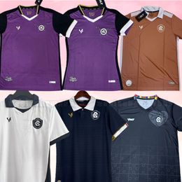 2023 Clube Do Remo Mens Soccer Jerseys Home Black Away Training 3rd Purple Goal Garden Shirts Football Uniforms à manches courtes 2024 23 24